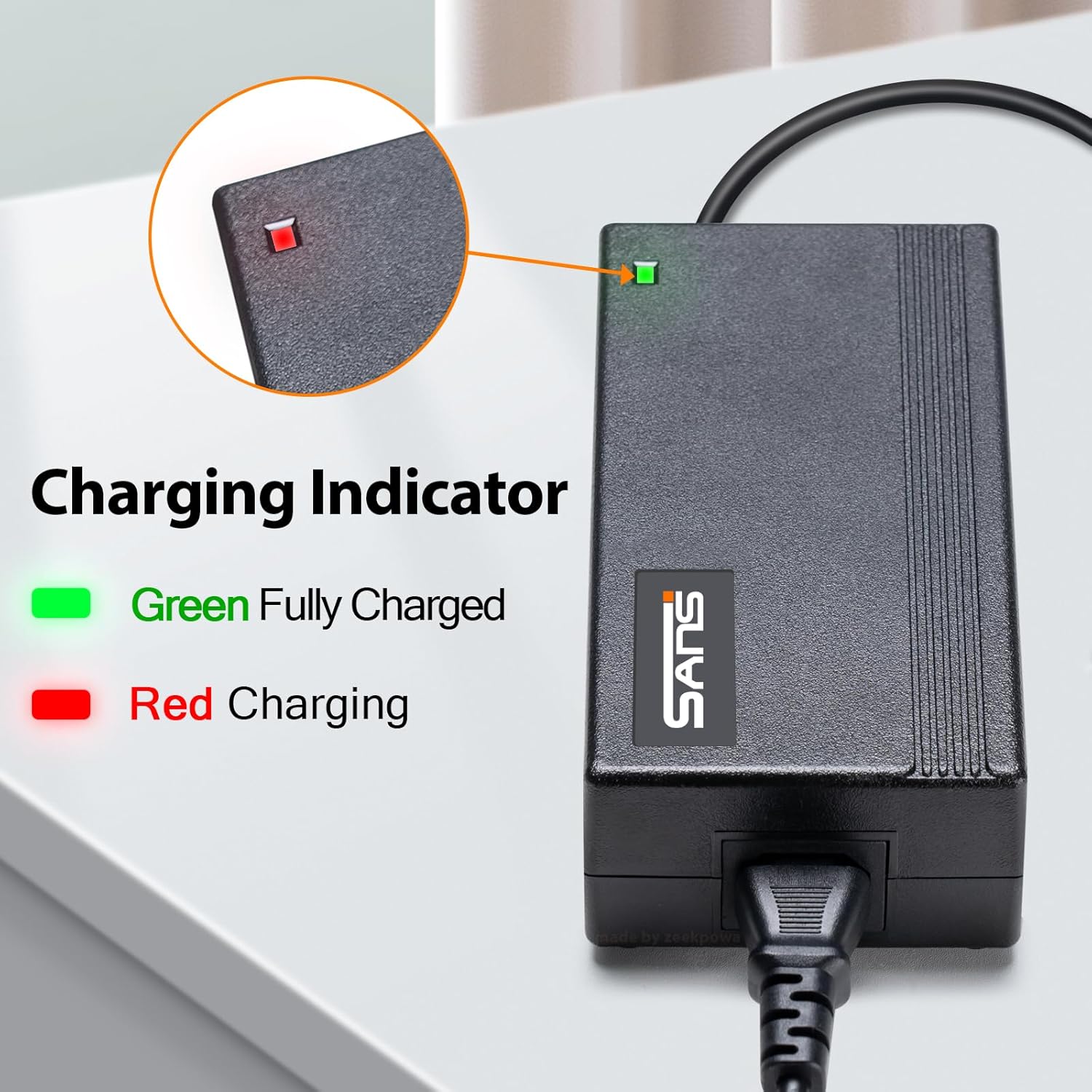 Cargador de 54.6V 2A para batería eBike de 48V compatible con Lectric XP 1.02.03.0, Lectric XPremium, Eahora X5, Himiway Cruiser, Ride1Up Core-5,