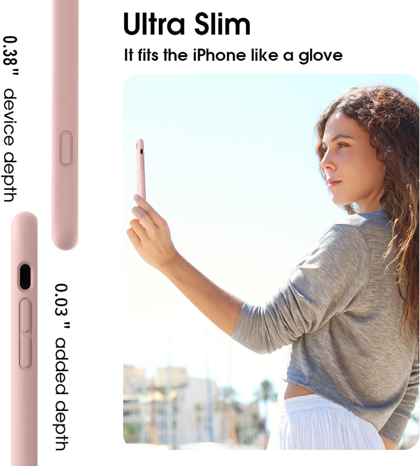 Vooii – Funda de silicona para iPhone 6.5 pulgadas
