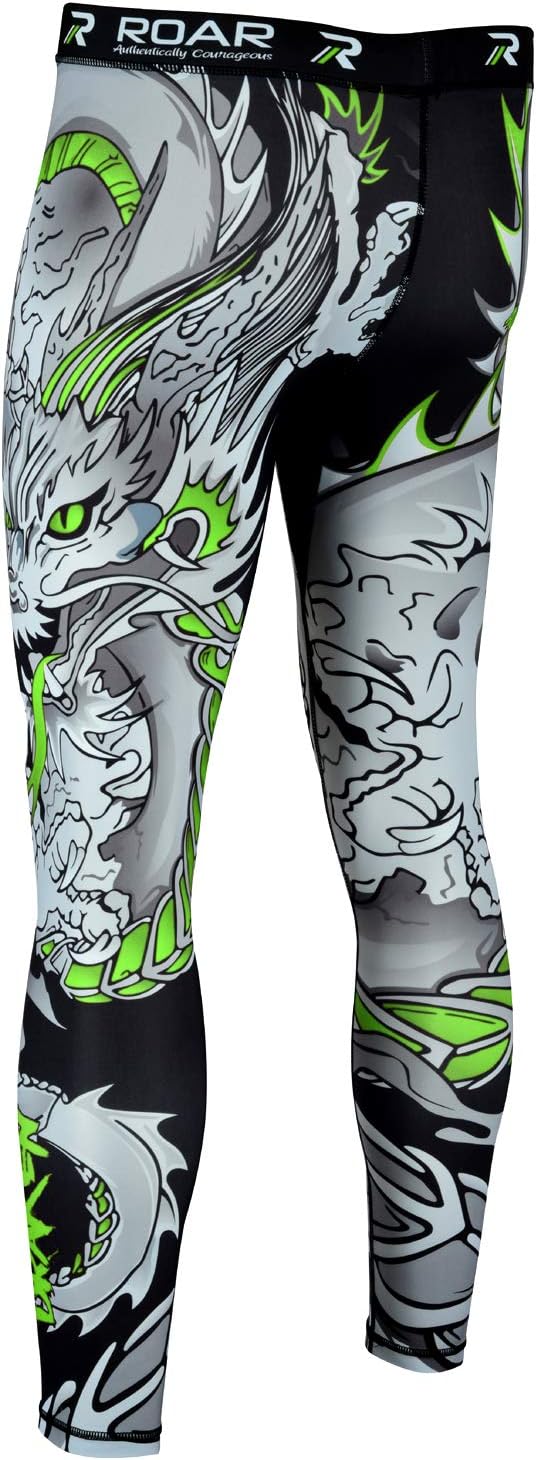 Roar MMA – Pantalones de compresión para entrenamiento de gimnasio