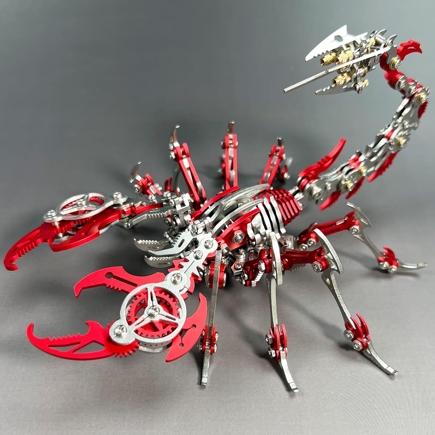 Rompecabezas de escorpión de metal 3D para adultos rompecabezas 3D, kits de modelos de metal para construir bricolaje rompecabezas mecánico de
