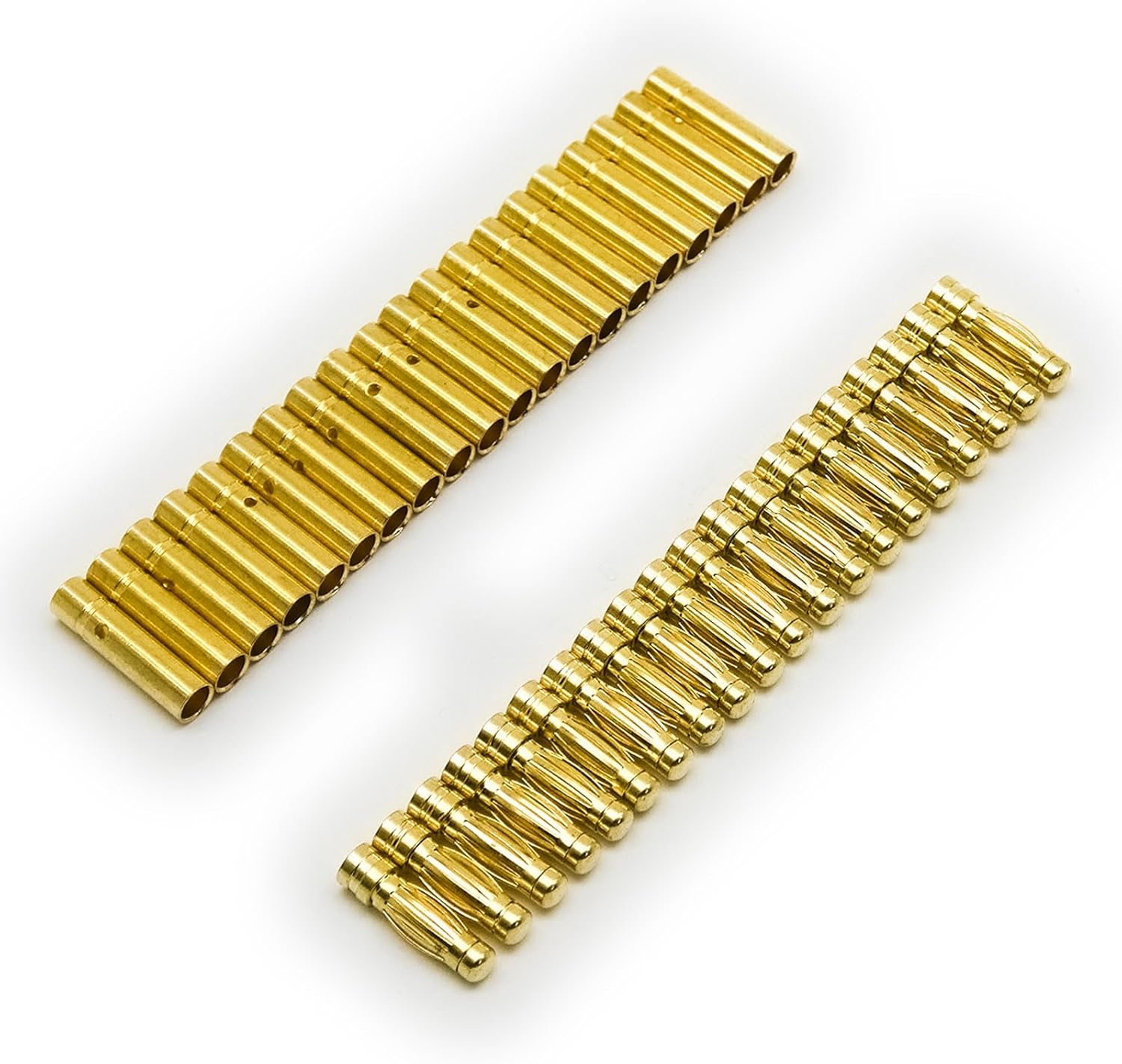 SpeedyFPV 20 pares de conectores de bala de 0.118 in Banana Plug 50A clasificados macho y hembra