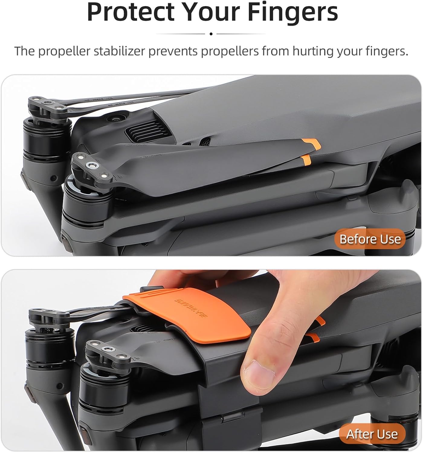 Mavic 3 Soporte de hélice para DJI Mavic 3Mavic 3 Pro Cámara Drone Accesorios, Hélices de silicona Protector Protector Estabilizador Cubierta