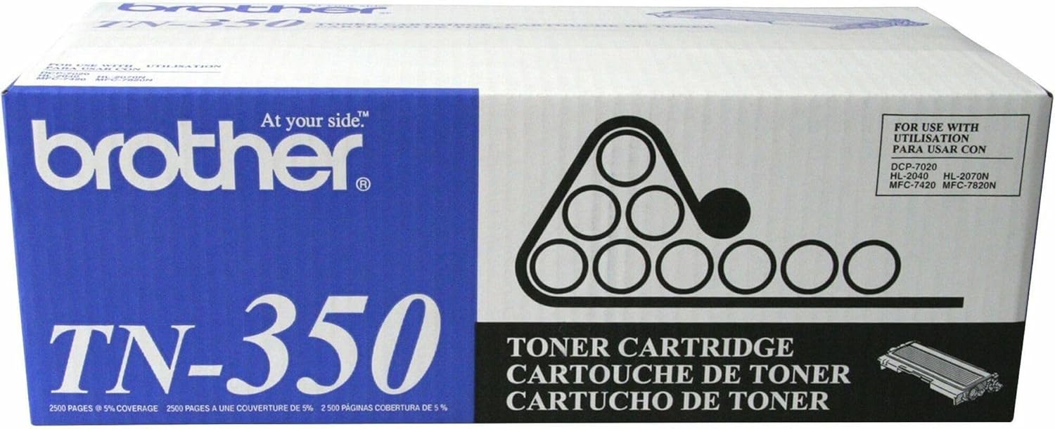 Brother Cartucho de tóner negro, TN-350
