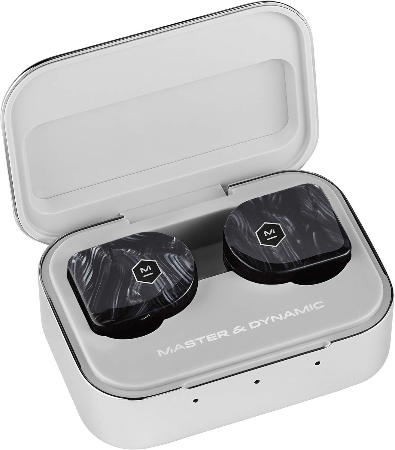 Master & Dynamic MW07 Plus – Auriculares inalámbricos verdaderos, cancelación de ruido con micrófono Bluetooth, auriculares intrauditivos ligeros,