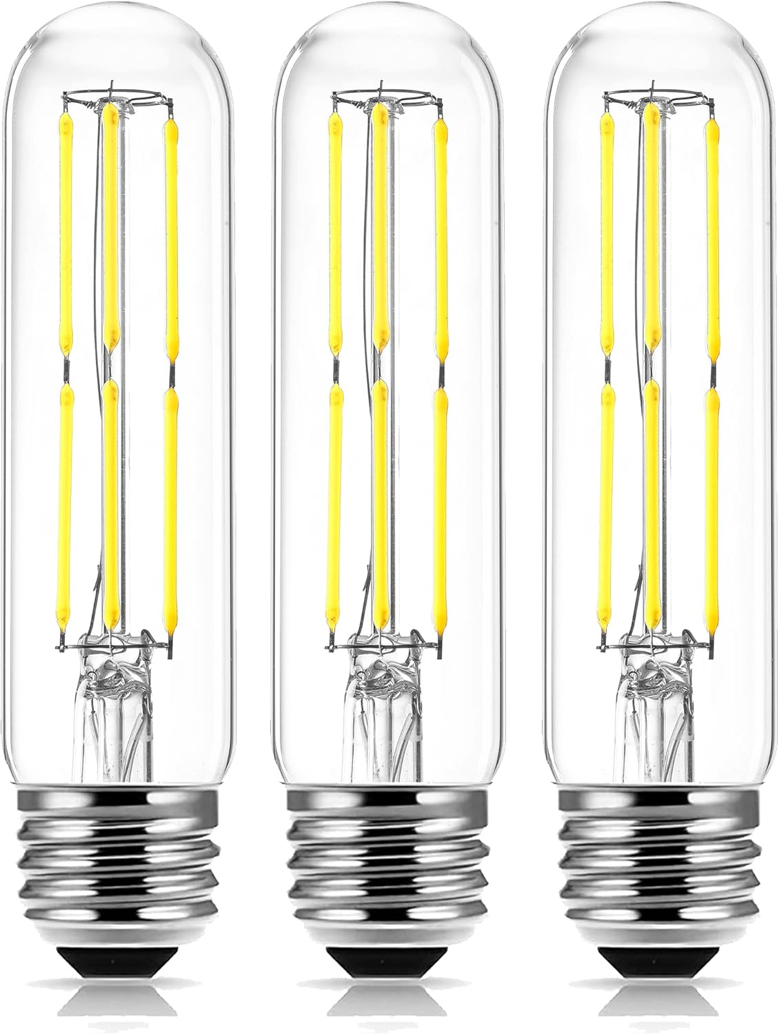 Bombilla LED de 12 voltios, 6 W, filamento Edison vintage acdc12 V 24 V, bajo voltaje, 4000 K, luz diurna blanca equivalente a 60 W, base E26 para