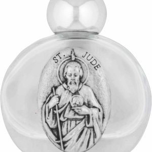 Botella de agua bendita de vidrio pequeña (Saint Jude) Botella de agua bendita de vidrio pequeña (Saint Jude)
