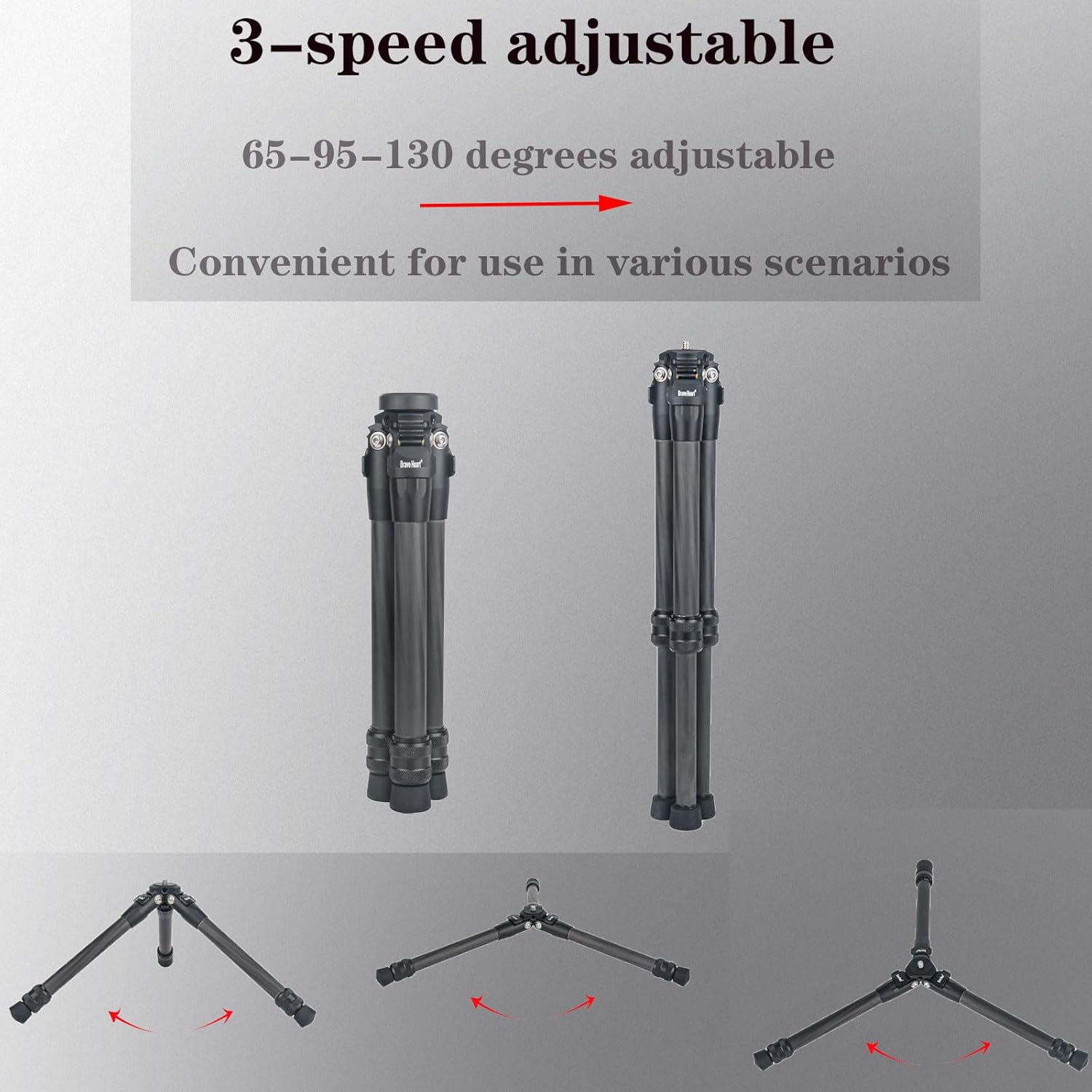 Universal Mini Portable Holder Trípode de fibra de carbono para insta360 Insta 360 one X3 X2 X RS R Gopro Go Pro Hero 12 11 10 9 8 7 6 5 4 3 y DJI