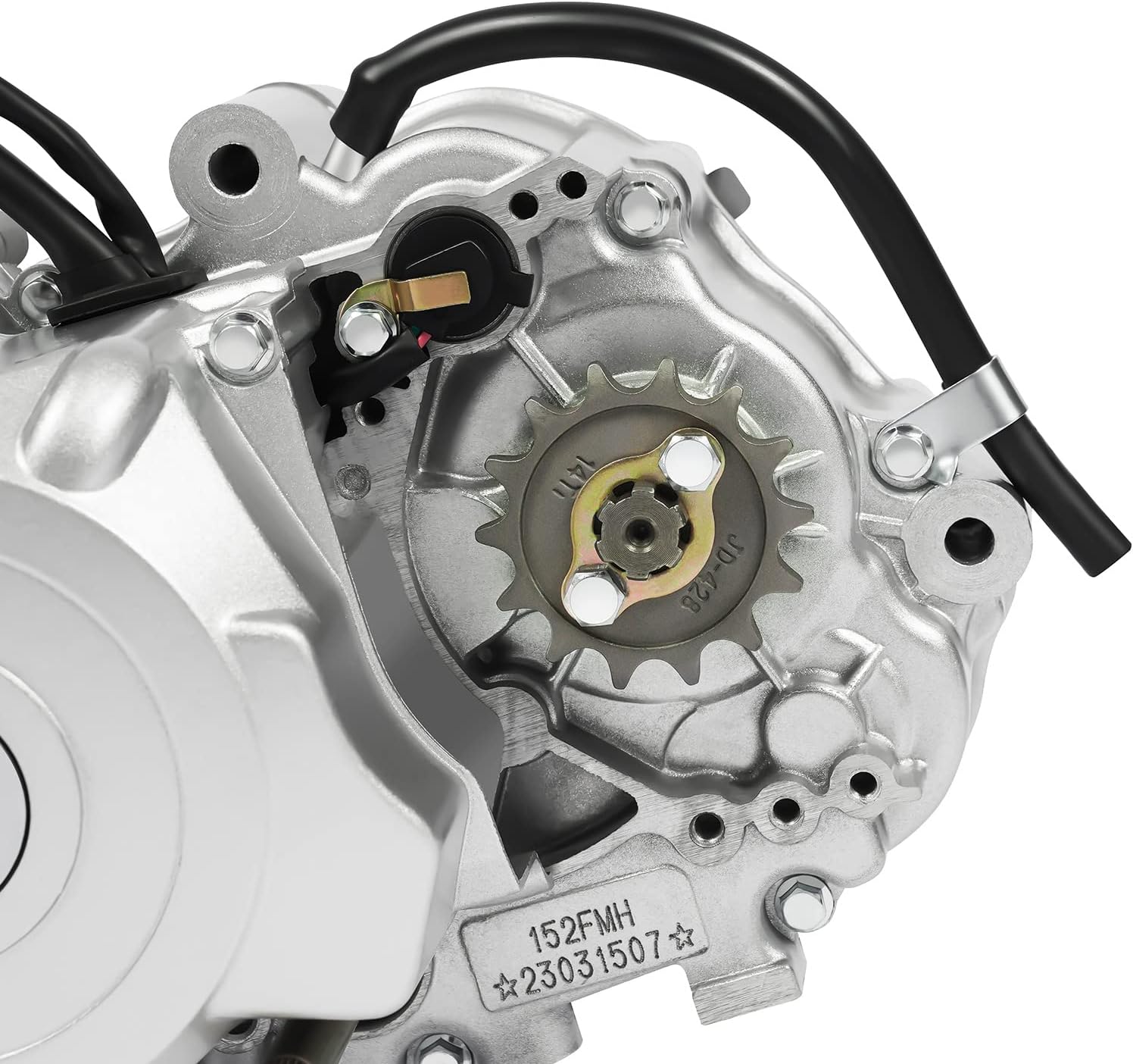Motor semiautomático de arranque eléctrico de 125 CC de 4 tiempos, motor de un solo cilindro, motor ATV de 3 velocidades con electricidad inversa,