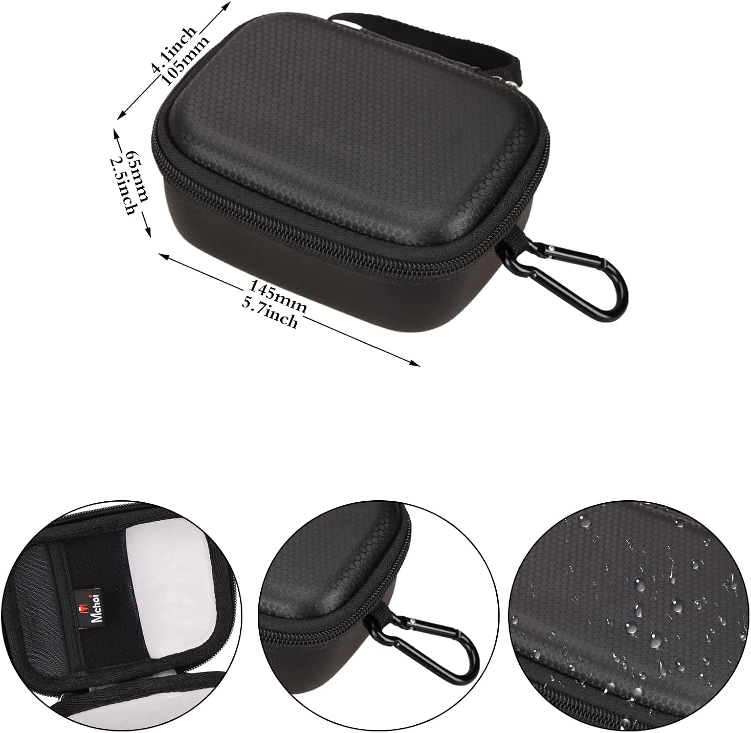 Mchoi Funda rígida portátil para mouse inalámbrico Logitech MX Master 3  Master 3S  MX Master 2S, solo funda