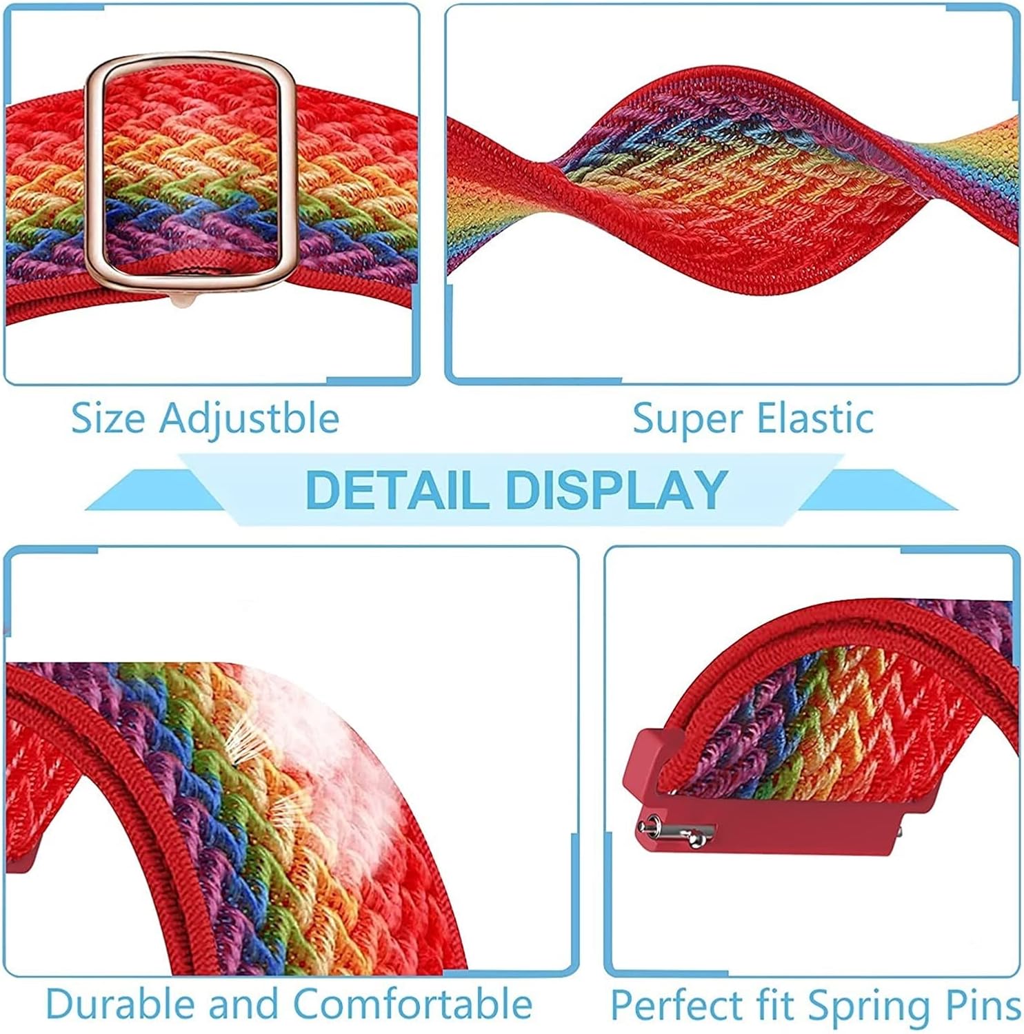 YANLITIAN 20mm 22mm Band Compatible With Samsung Compatible With Galaxy Compatible With Watch 4Compatible With Classic346mmCompatible With Active