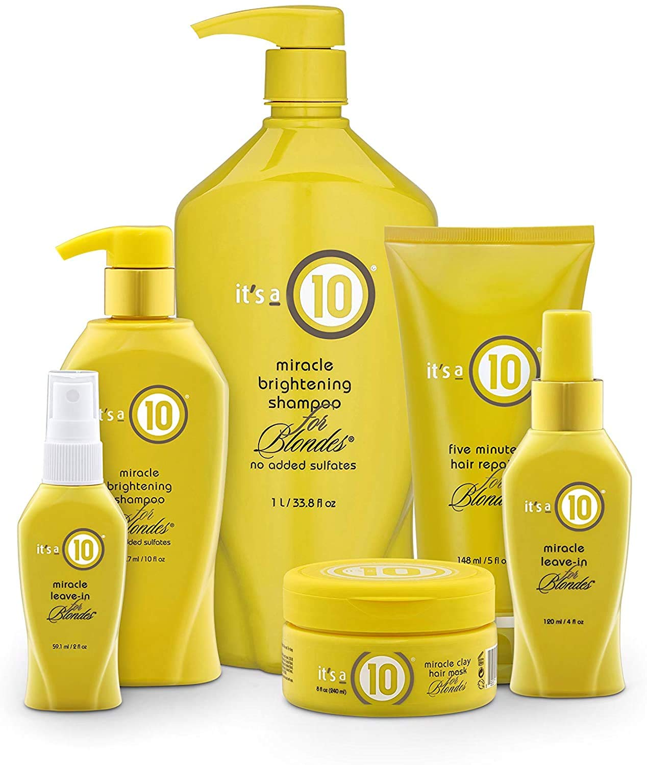 It’s a 10 Haircare Miracle Leave-In para rubias, 4 onzas líquidas