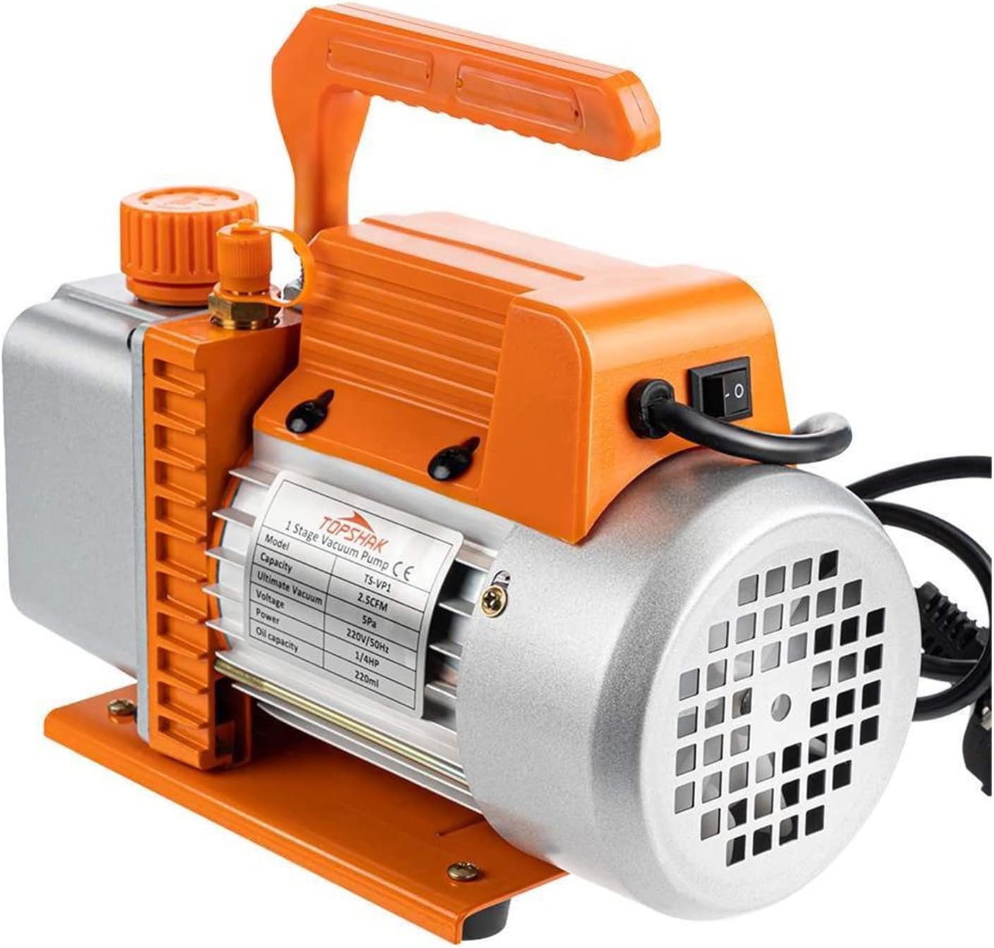 Bomba sumergible pequeña ajustable TS-VP1 Bomba de vacío de 14 HP Herramienta de aire acondicionado refrigerante con motor de accionamiento directo