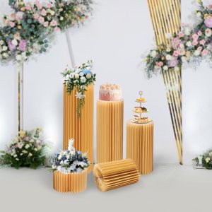 Kaichenyt Exhibición de columnas de papel plegables, soportes de pedestales, soportes de pedestal cilíndrico, mesa de postre de pilar romano, Kaichenyt Exhibición de columnas de papel plegables, soportes de pedestales, soportes de pedestal cilíndrico, mesa de postre de pilar romano,