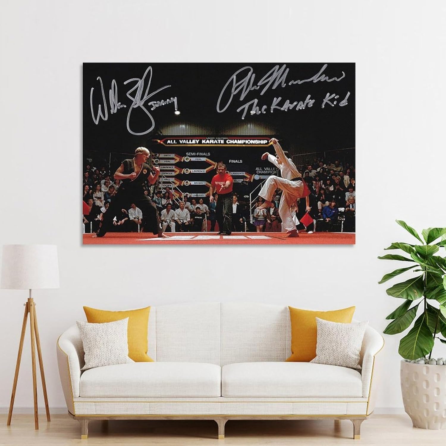Pósteres de película The Karate Kid de 1984, pósteres firmados de los años 80, pósteres vintage geniales, impresiones artísticas en lienzo para