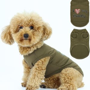 Expressive Pet Chaleco camisa sin mangas para perro con eslogan “I Love My Daddy”, ideal para chihuahuas, caniches, yorkies y cachorros, máxima Expressive Pet Chaleco camisa sin mangas para perro con eslogan “I Love My Daddy”, ideal para chihuahuas, caniches, yorkies y cachorros, máxima