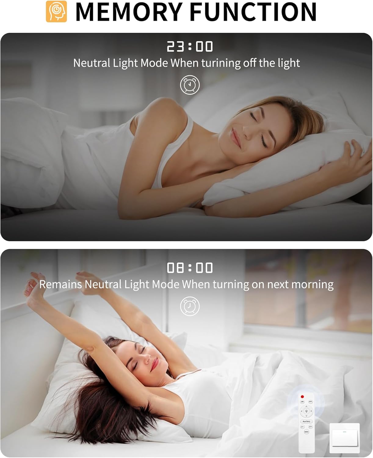 Lámpara de techo LED moderna de 7 anillos regulables con control remoto negro cerca de la luz de techo de 31.8 pulgadas, 130 W, 3000 K-6500 K,
