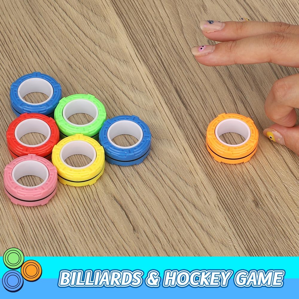 Juguetes magnéticos giratorios para niños y adultos, anillo magnético para ansiedad, regalos de fiesta, giro de mano genial, juguetes de mano para