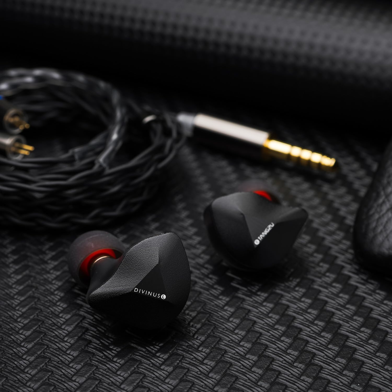 HiFiGo TANGZU x Divinus FUDU VERSE1 – 3 controladores híbridos intrauditivos, serie Zen de 0.394 pulgadas DD+ 2BA, auriculares intrauditivos IEMs