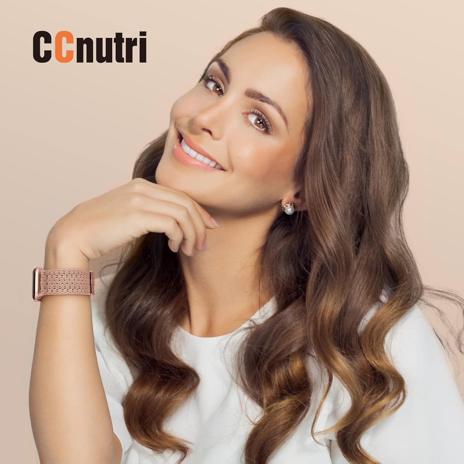 Correa elástica de nailon solo compatible con Apple Watch de 1.496 pulgadas, 1.575 pulgadas, 1.614 pulgadas, correas elásticas para mujeres y