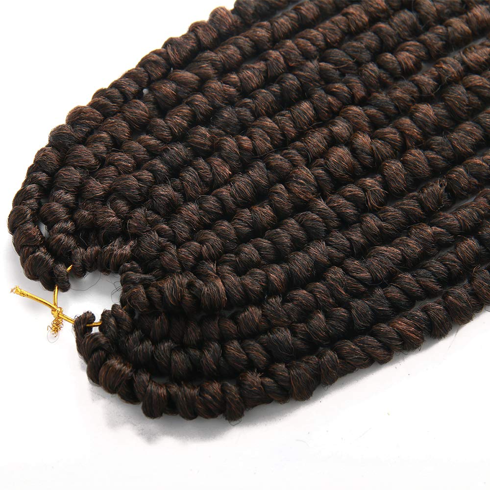 Cabello de ganchillo senegalés de 14 pulgadas, 8 paquetes de cabello de ganchillo para mujeres negras (14 pulgadas (paquete de 8), n. T1B30
