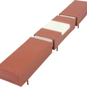 Argee RG840S Let’s Light It – Borde decorativo de ladrillo de plástico de 40 pies con 6 luces solares integradas, color terracota Argee RG840S Let’s Light It – Borde decorativo de ladrillo de plástico de 40 pies con 6 luces solares integradas, color terracota