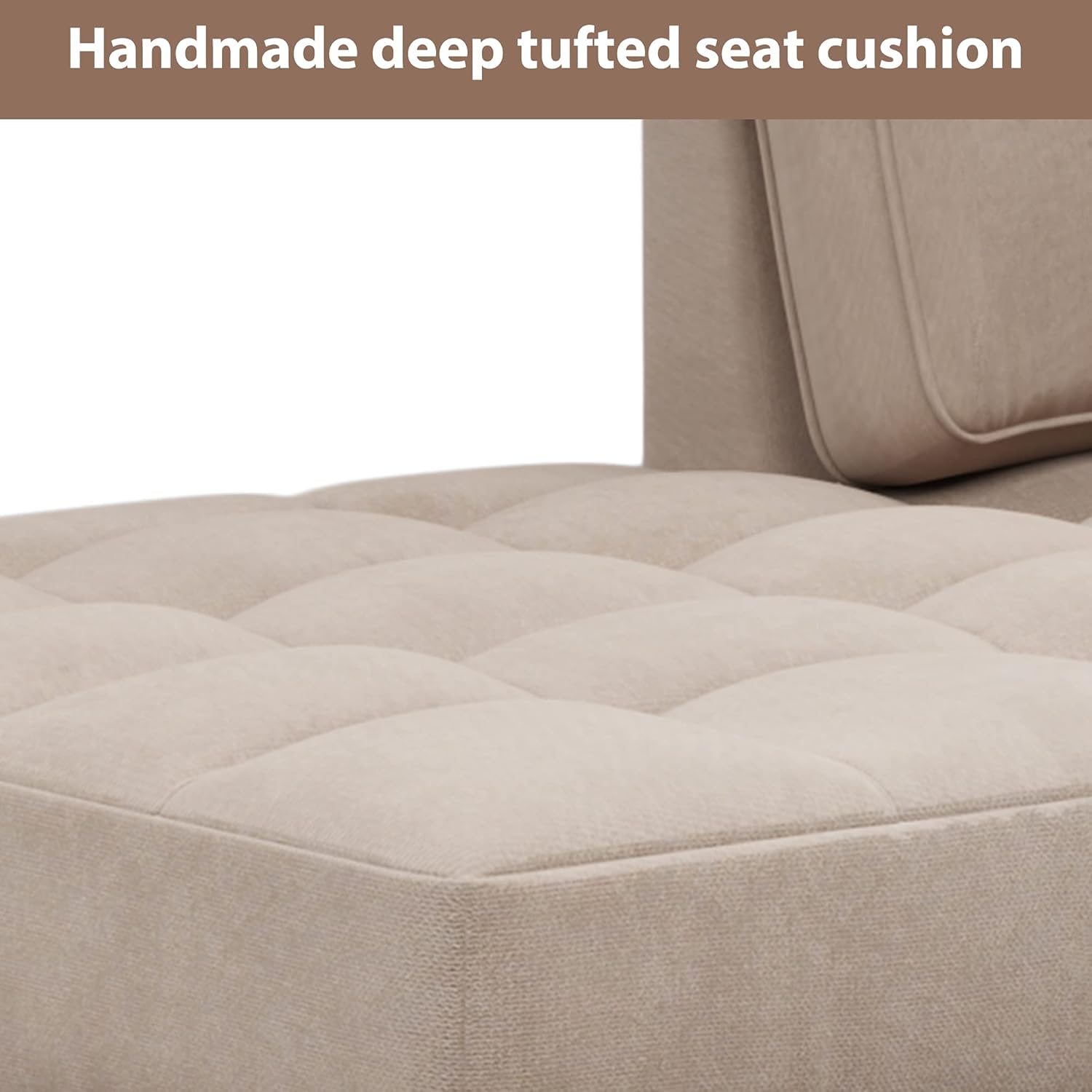Tumbonas tapizadas para interiores, moderna silla de descanso con botones profundos con reposabrazos, respaldos, cómodos cojines, almohada incluida,