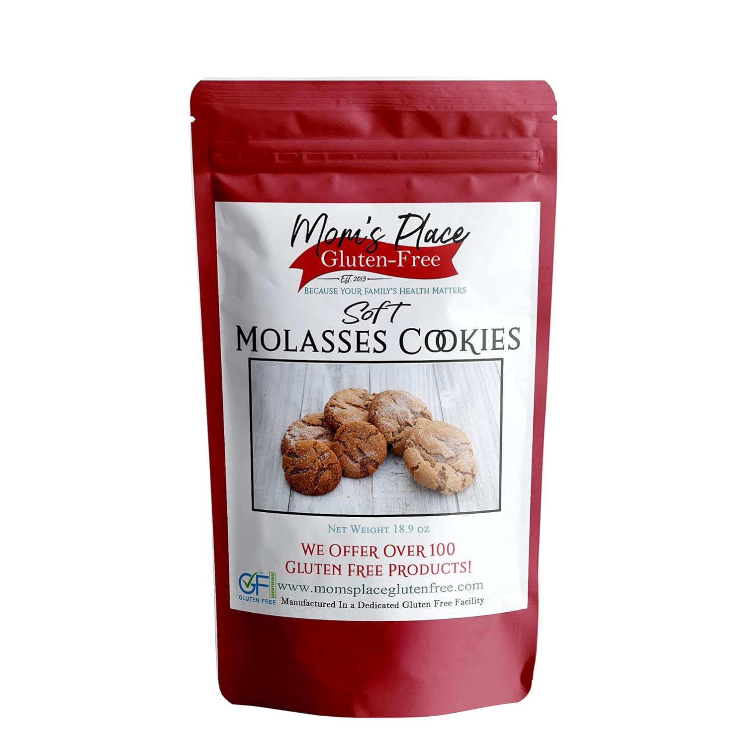 Mom’s Place Gluten-Free Mezcla de galletas de melaza suave