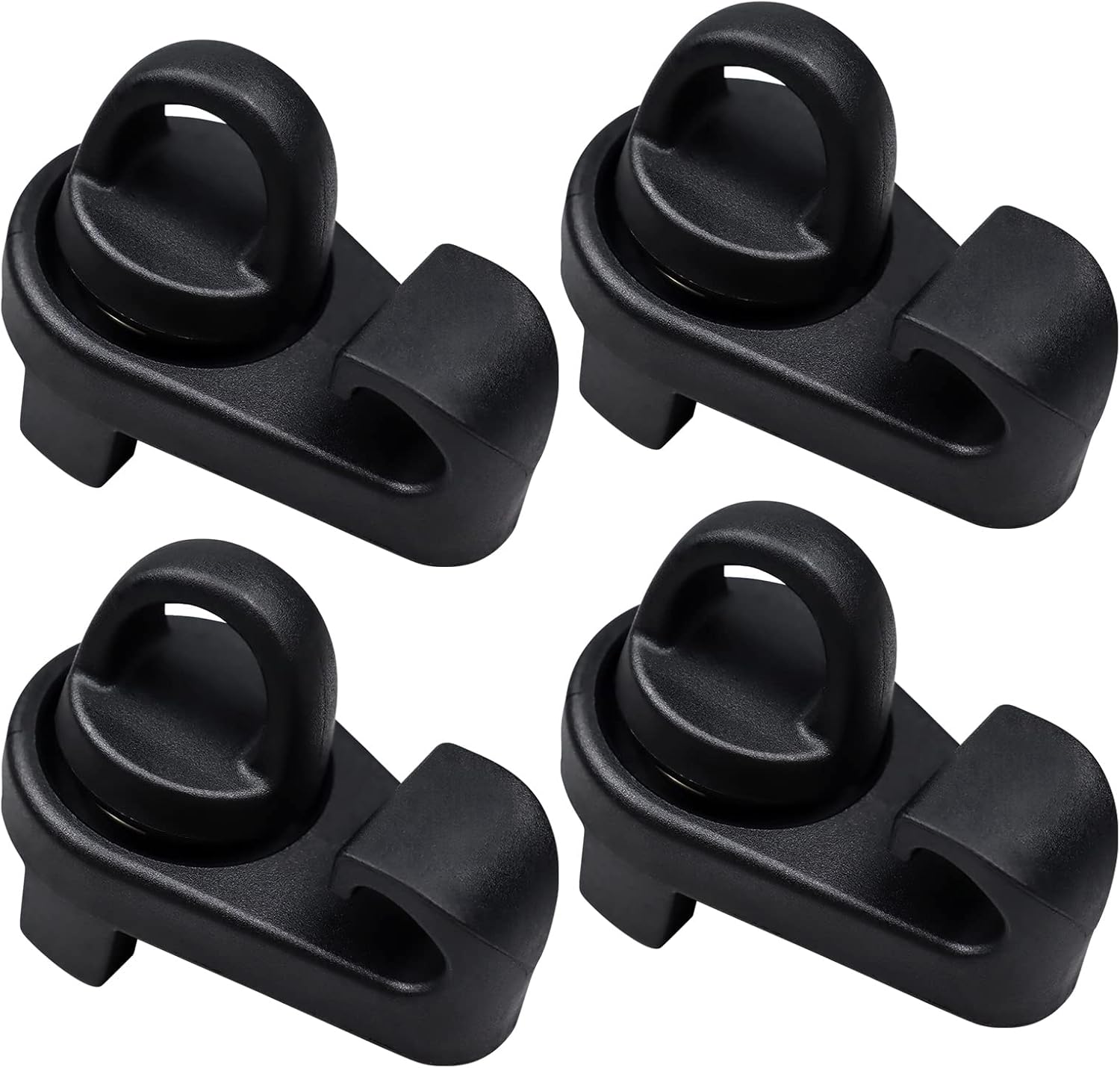 4 barras de cama mini de amarre con ganchos, PT278-35075PT278-00160 compatibles con Toyota Tacoma 2005-2019, Toyota Tundra 2007-2019