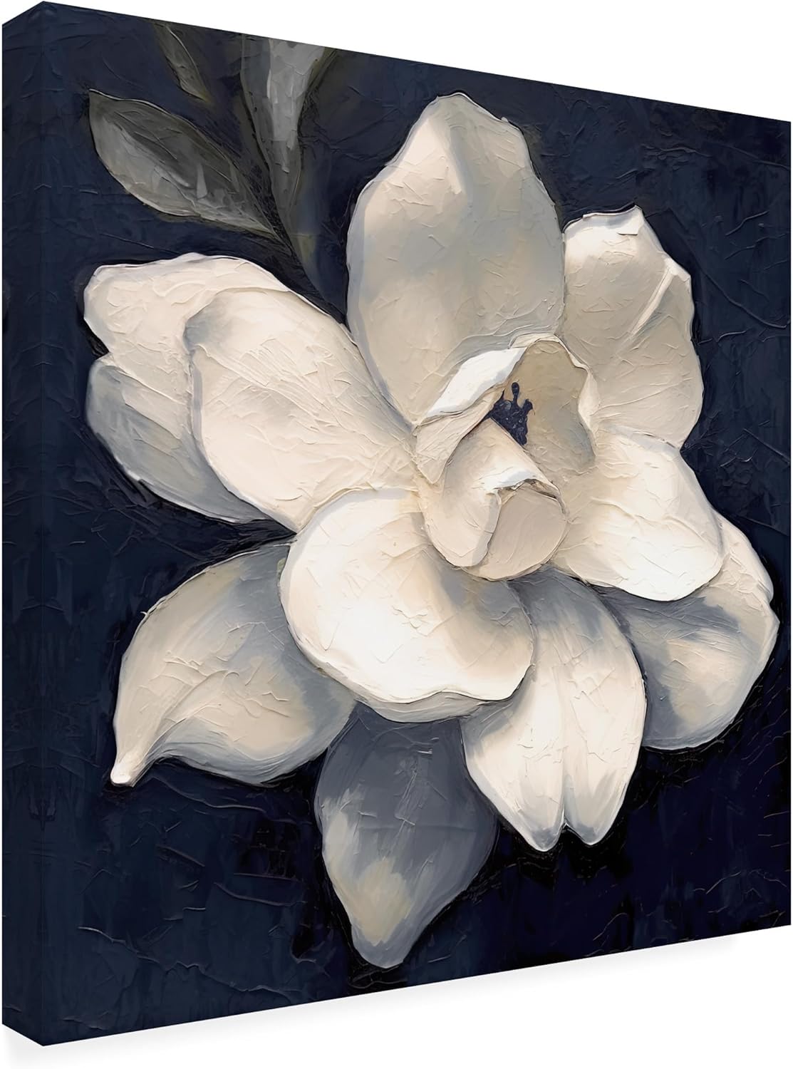 Trademark Fine Art Lienzo decorativo para pared, diseño de magnolia nocturna de Sasha, para sala de estar, dormitorio u oficina