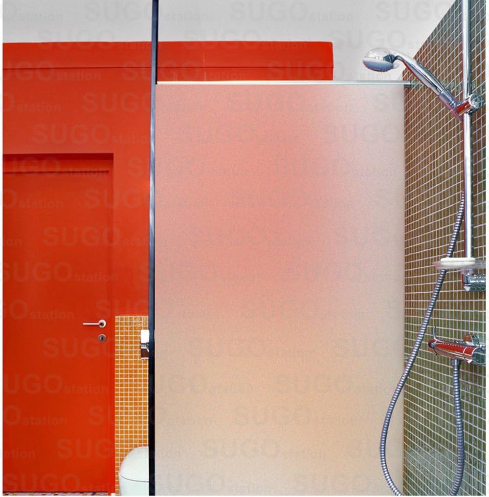 Sugo Lámina de película de vidrio esmerilado de alta calidad, para privacidad para el hogar, dormitorio, baño, bricolaje, ventana, tintado,