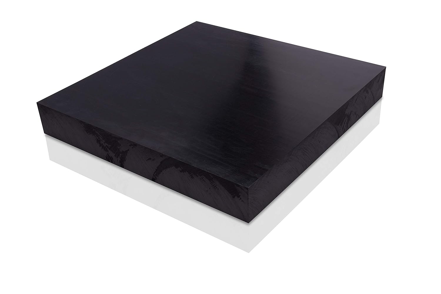 Hoja de plástico de copolímero de DelrinAcetal blanco 12 “x 6″ x 6”
