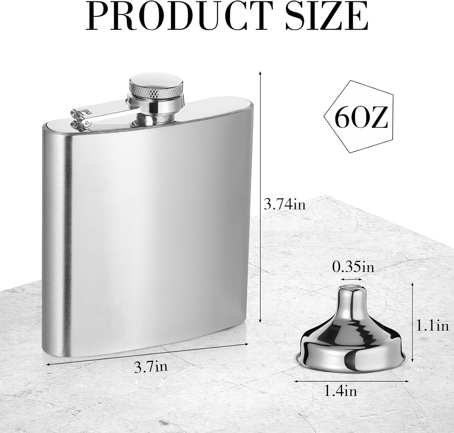 Juego de 30 frascos de cadera de acero inoxidable con embudo de metal a prueba de fugas, con bolsillo, para hombres y mujeres, dama de honor,