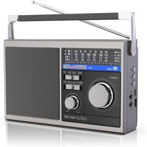 Radio FM portátil AM radio transistor de onda corta con la mejor recepción funciona con pilas o radio retro de alimentación de CA con altavoz Radio FM portátil AM radio transistor de onda corta con la mejor recepción funciona con pilas o radio retro de alimentación de CA con altavoz