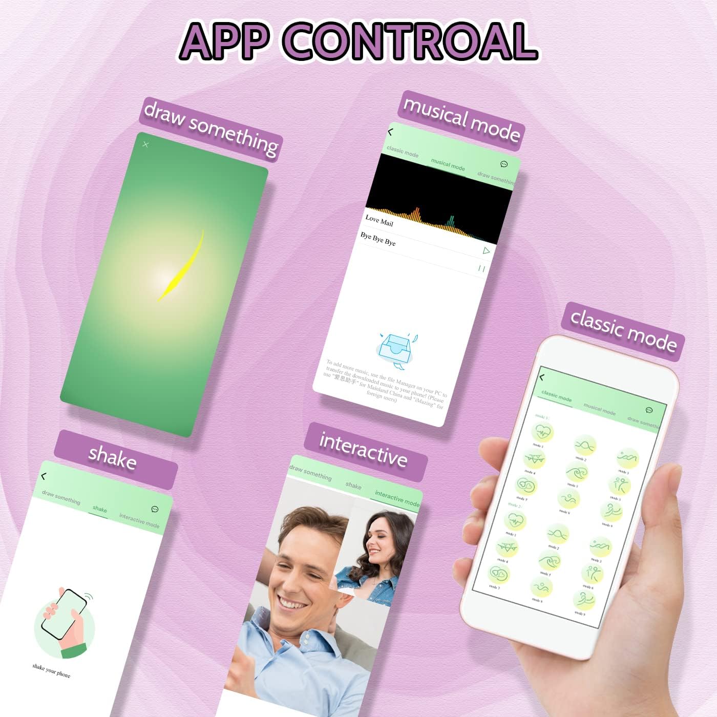 Vibrador de punto G para el clítoris, juguetes para adultos para mujeres con 8+9 modos de estimulación vibratoria, Banenu APP Control remoto