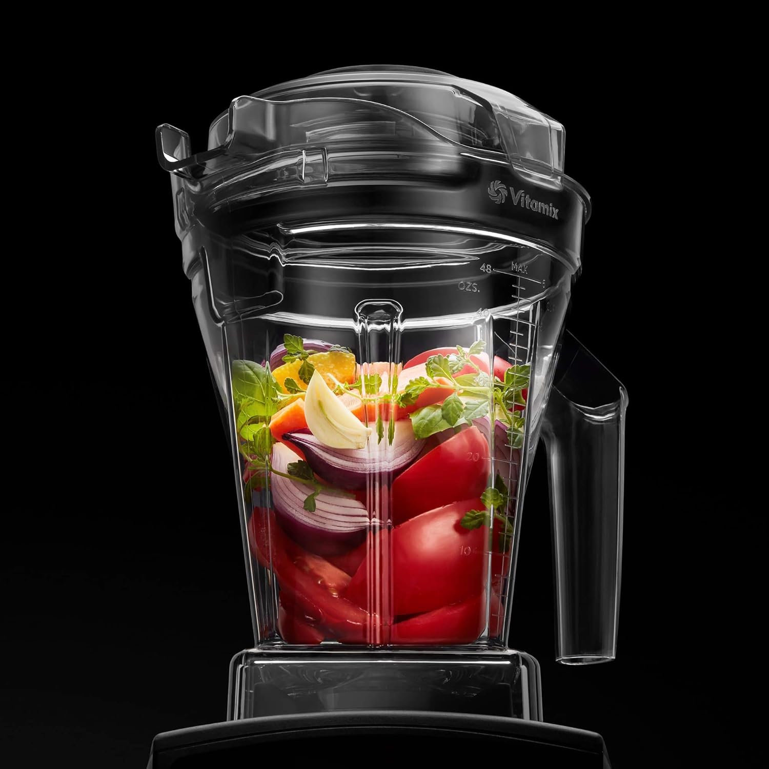 Vitamix A3300 Ascent Series Smart Blender, grado profesional, 64 oz. Contenedor de bajo perfil, negro y contenedor de la serie Ascent, 48 onzas con