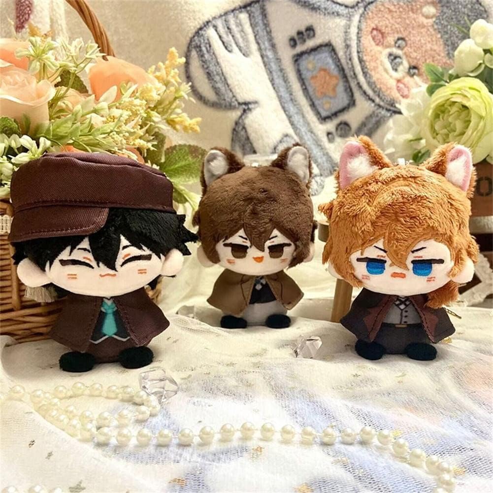 Muñeco de peluche de anime lindo colgante figura 3.9 in Nakahara Chuuya