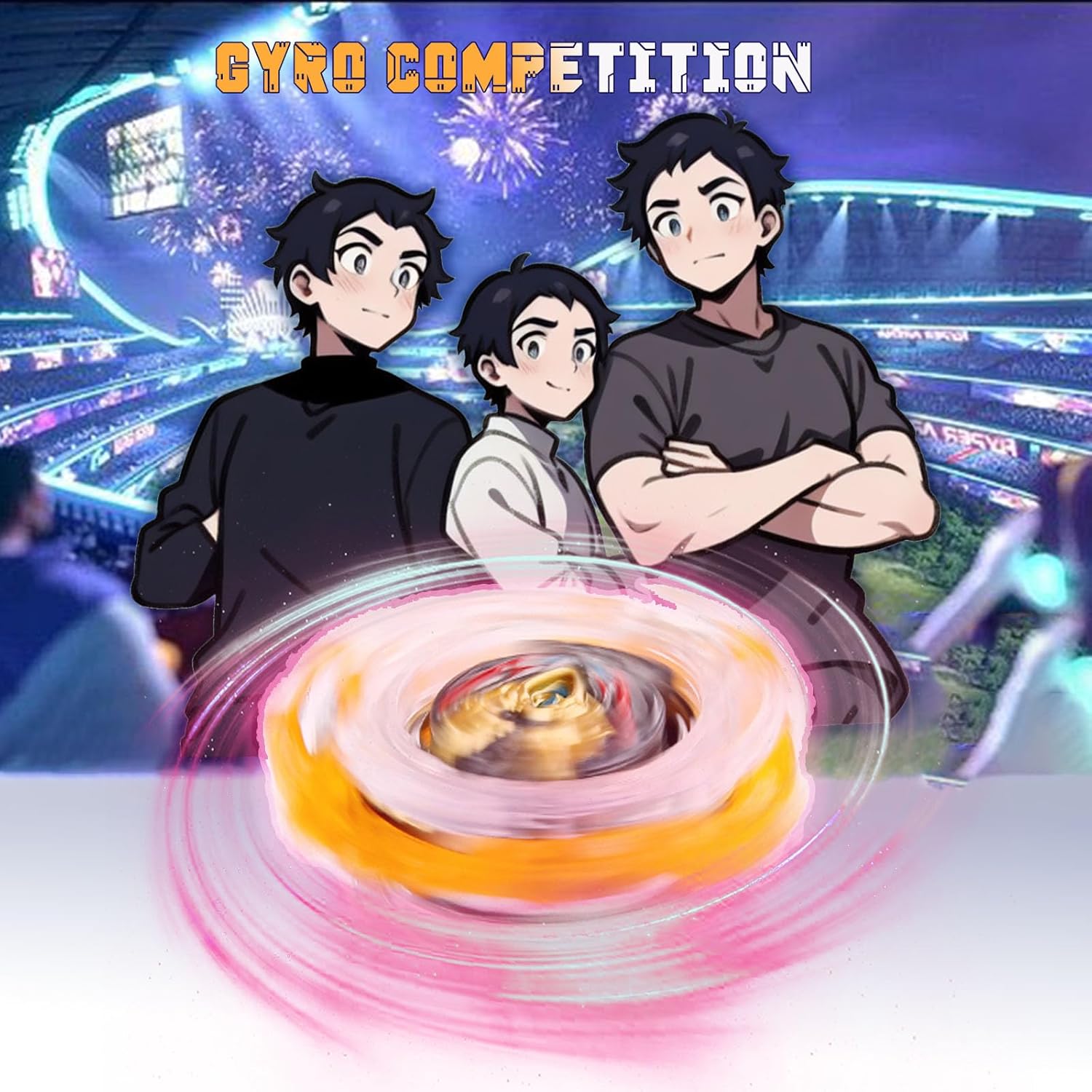 Zelzen Bey Burst Blade Gyro juguete, Bey Metal Fusion Spinning Battling Top Blades con lanzador de cuerda y asa, juegos de lucha de cumpleaños para