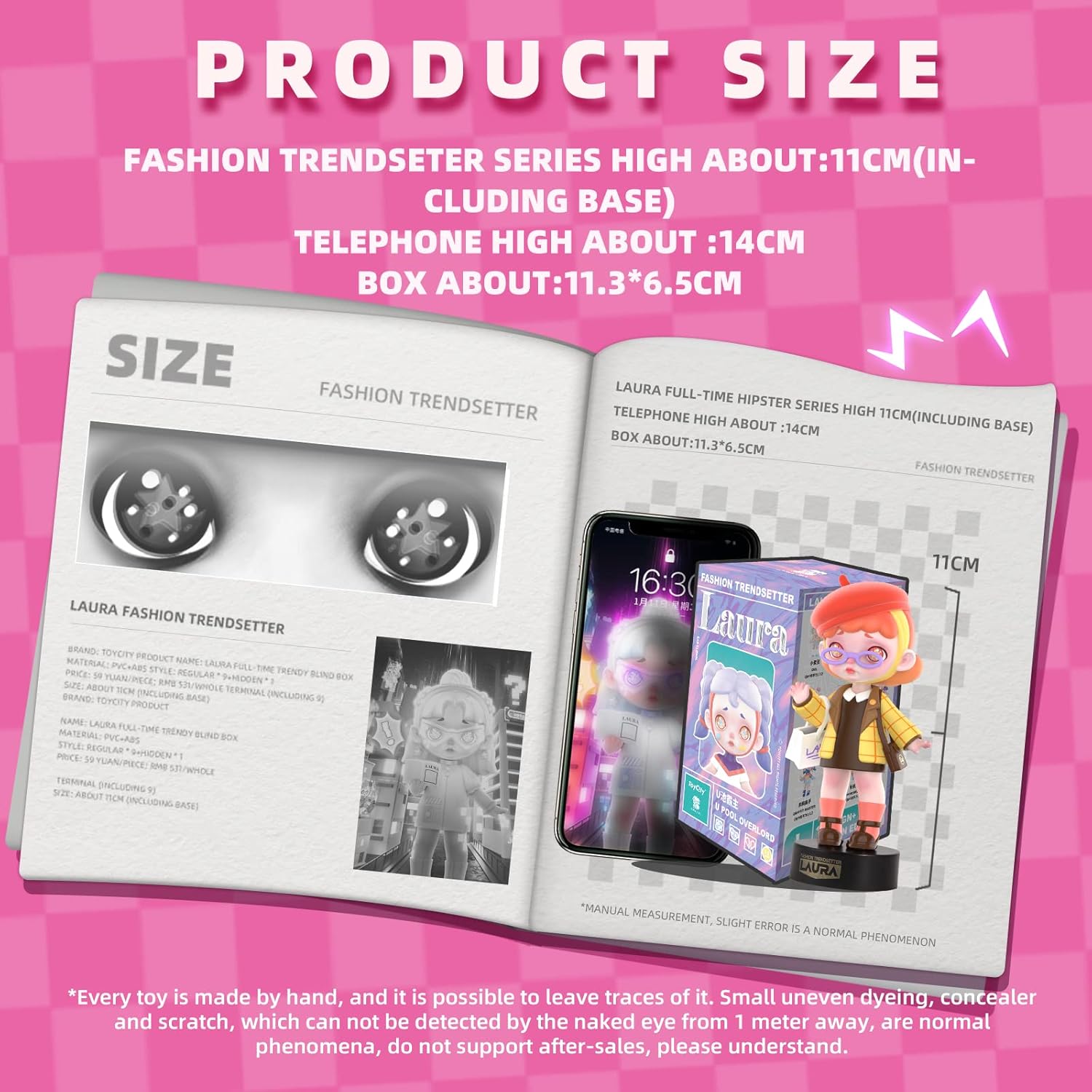 12 cajas ciegas de la serie Fasion Trendsetter, figura de acción, juguetes coleccionables populares, regalo para regalos de cumpleaños