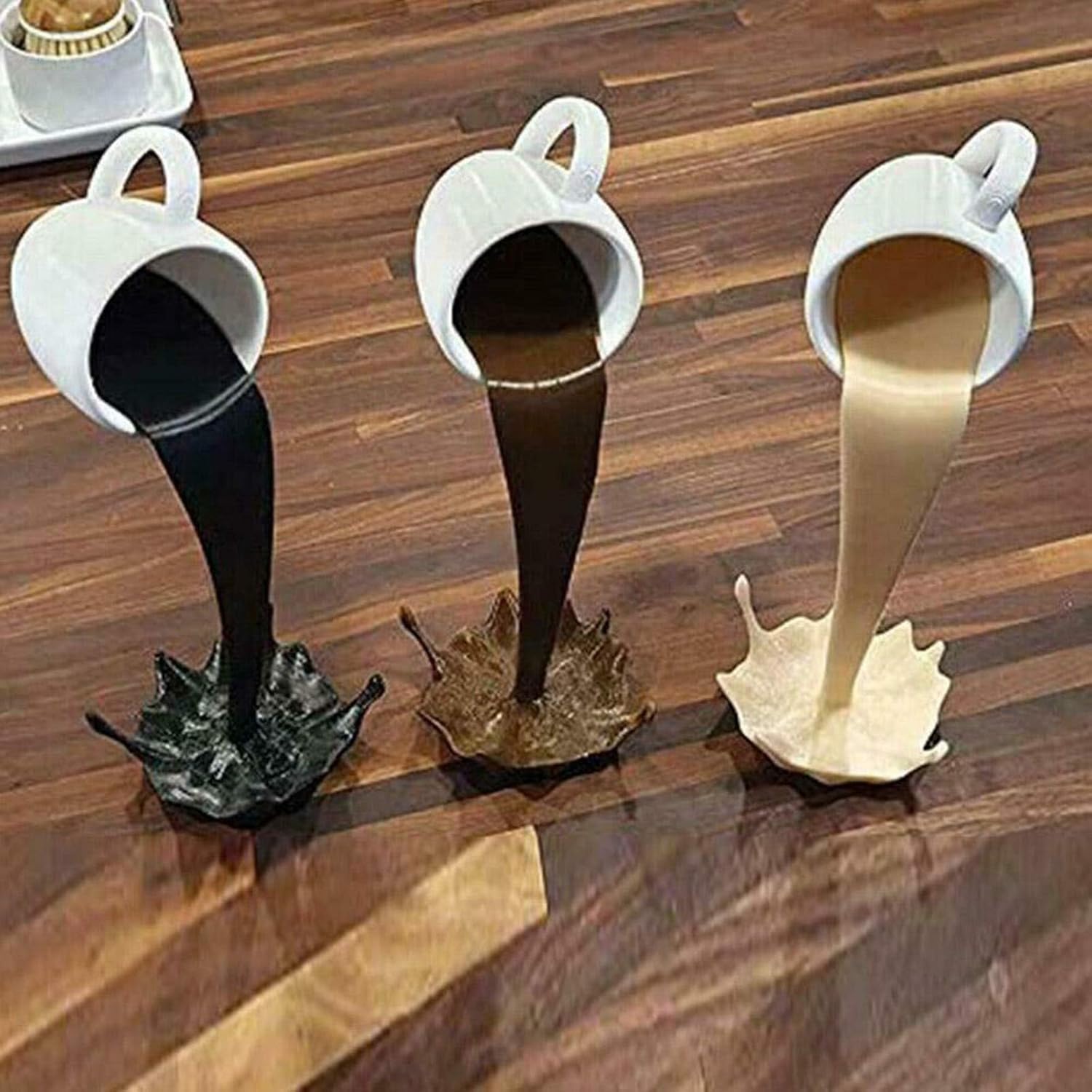 Mini taza de café flotante, decoración de escultura, accesorios de decoración de cocina de cafetería, tazas de café mágicas para café, tazas de café