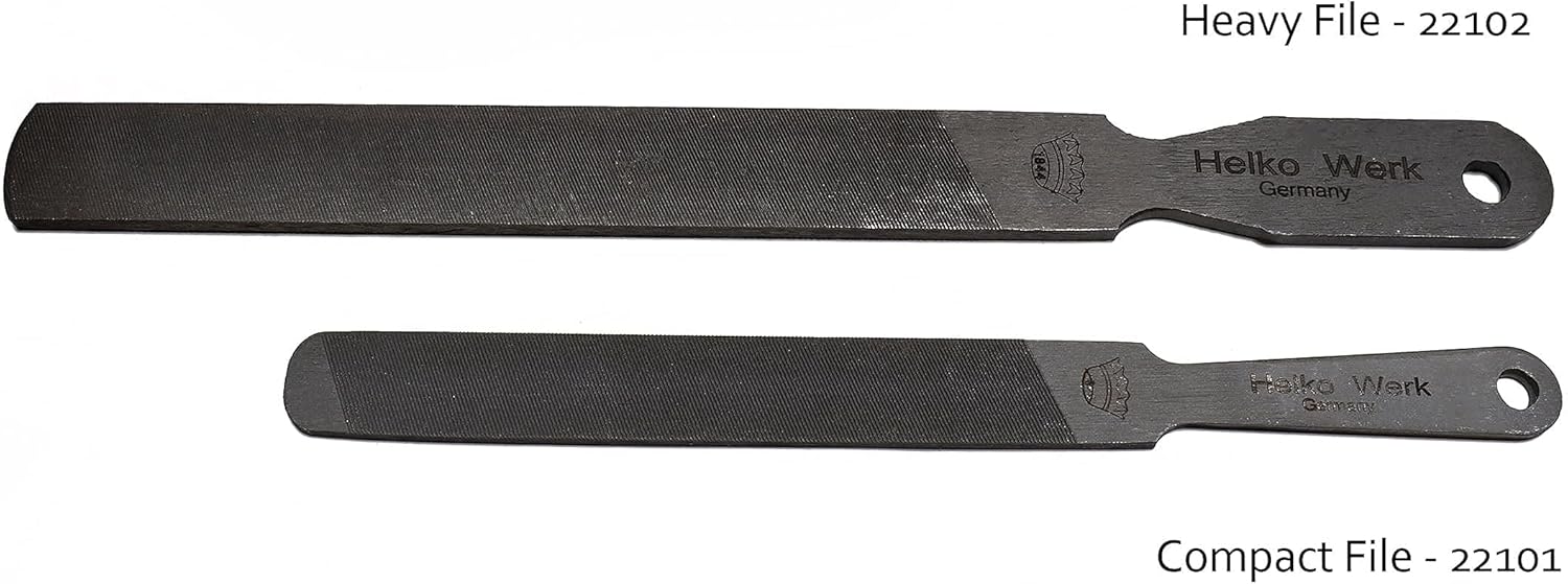 1844 Helko Werk Germany Archivo de afilado de hacha de doble cara – Afilador de hachas Archivo de metal de corte único y transversal (Heavy File)