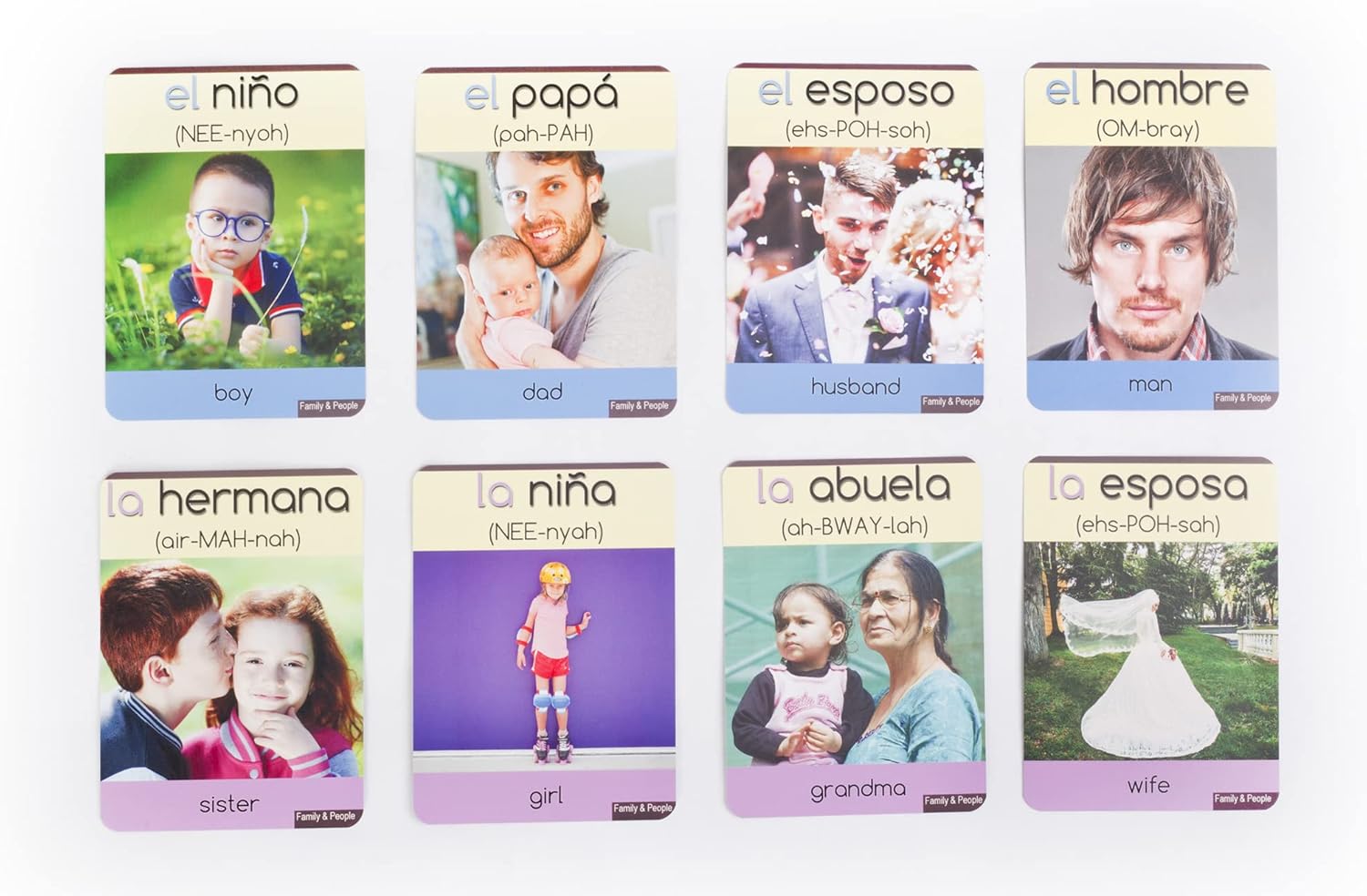 Tarjetas didácticas en español para principiantes, español para adultos y niños, 500 palabras en español más utilizadas