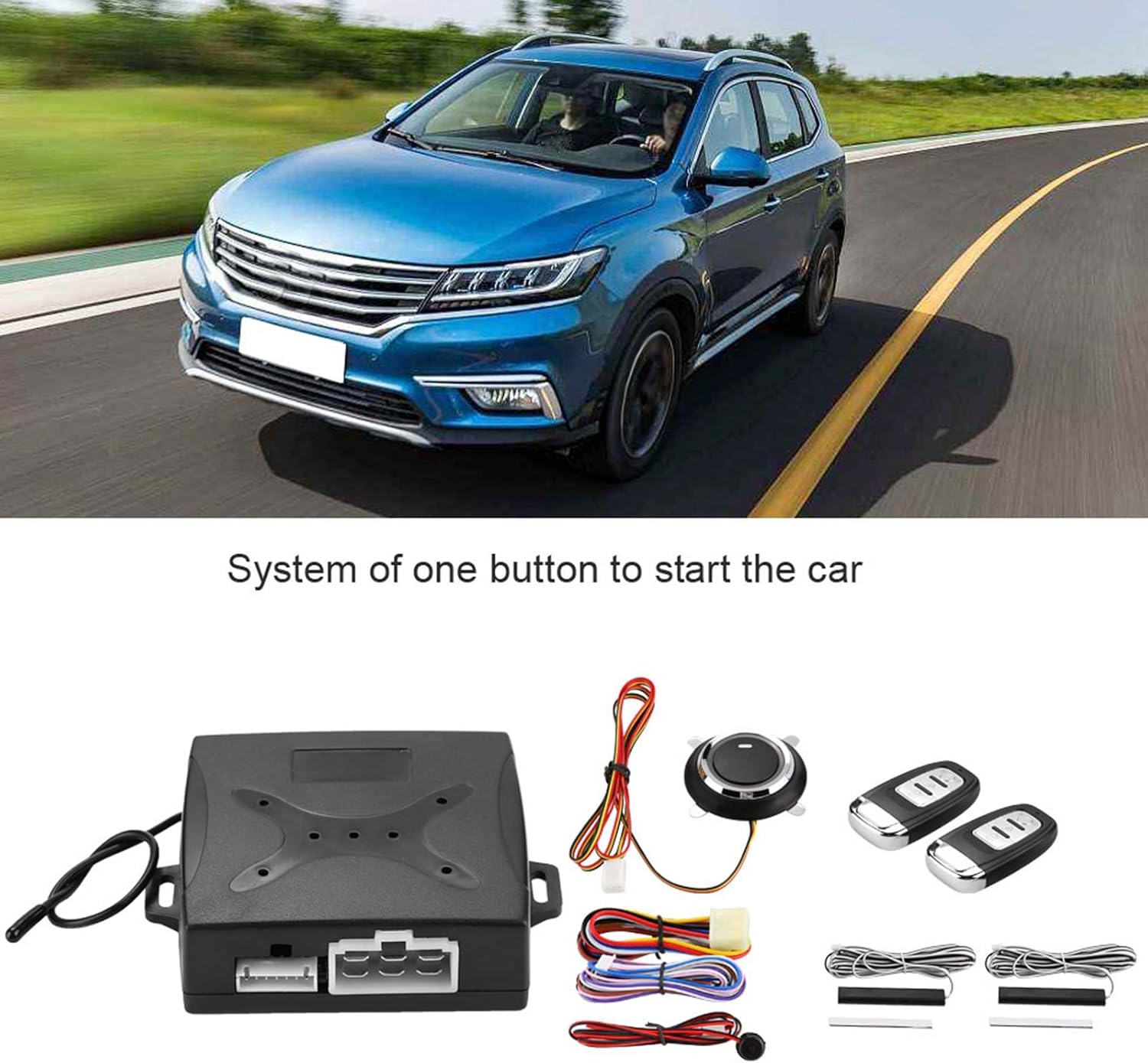 Sistema de parada de arranque,Sistema de seguridad de alarma para automóvil,Sistema de alarma universal para automóvil Encendido del motor de