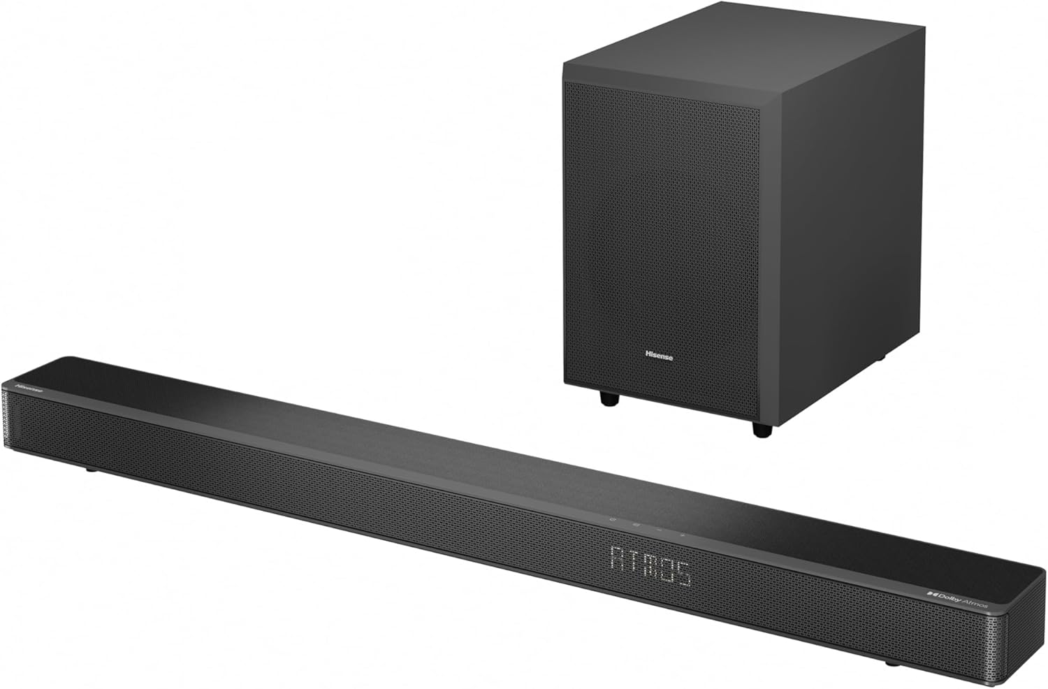 Hisense AX3125H Barra de sonido 3.1.2Ch con subwoofer inalámbrico, 440W, Dolby Atmos, Bluetooth 5.3, EzPlay, paso HDMI 4K a través de, listo para TV