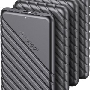 ORICO Caja de disco duro de 2.5 pulgadas USB 3.0 a SATA 5Gbps para 0.276-0.374 in SSD HDD Caja de disco duro externo compatible con UASP Trim Tool ORICO Caja de disco duro de 2.5 pulgadas USB 3.0 a SATA 5Gbps para 0.276-0.374 in SSD HDD Caja de disco duro externo compatible con UASP Trim Tool
