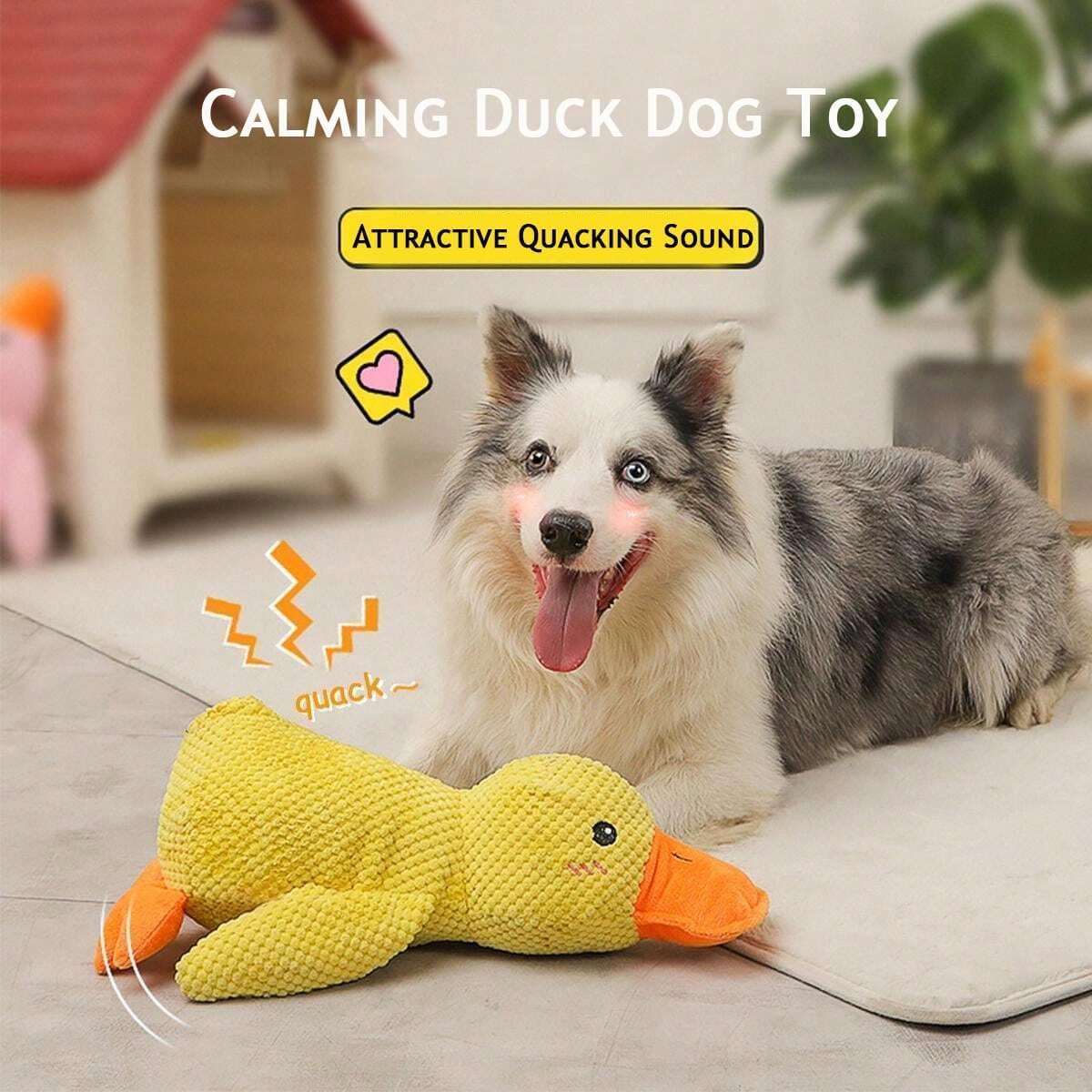 2024 The Mellow Dog, juguete calmante para perros, la almohada calmante suave para perros, el pato suave para perros, pato calmante suave para
