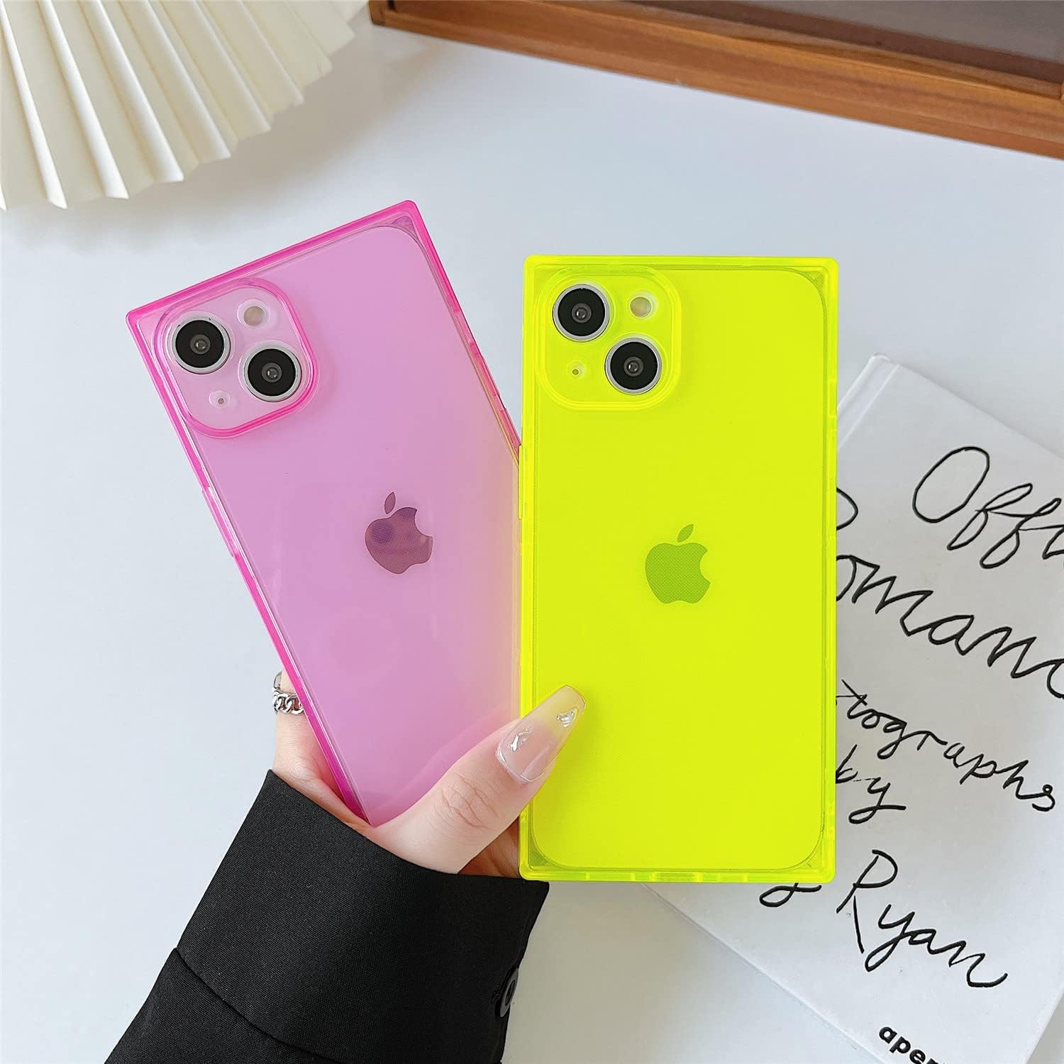 Cocomii Funda cuadrada para iPhone 13 Pro, protector de cámara cuadrado transparente, delgada, ligera, brillante, transparente HD, transparente,
