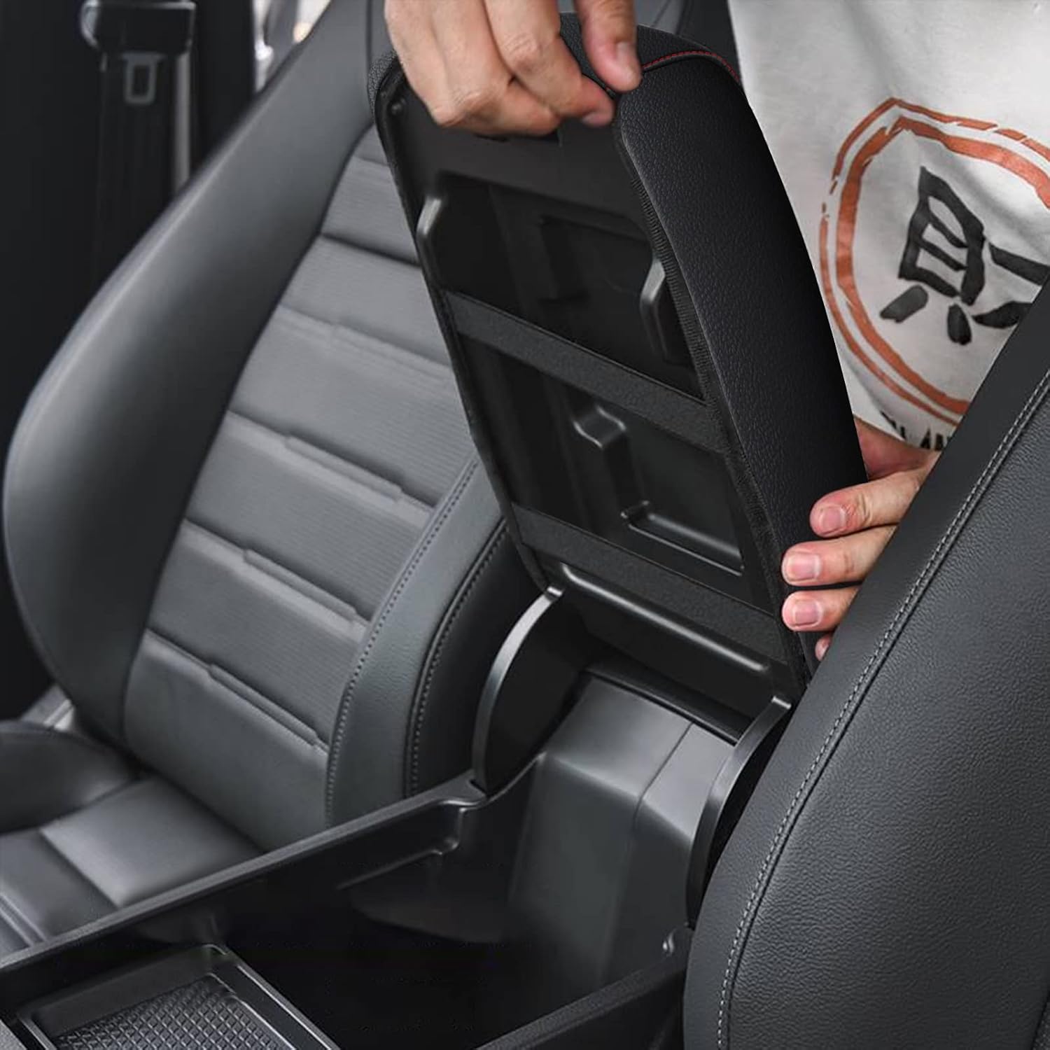 AOMSAZTO Funda para consola central Honda Civic Hatchback 2022, funda para reposabrazos 2023, accesorios Honda Civic de 11 generación (no para