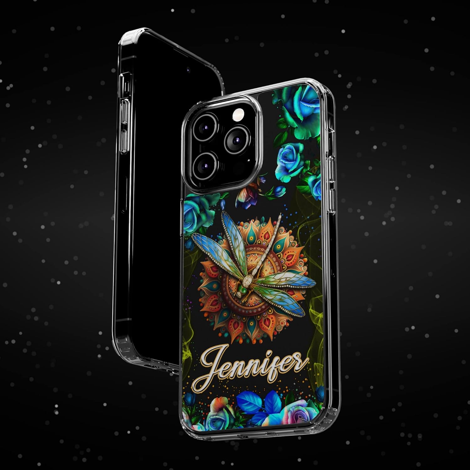 Funda de teléfono personalizada con libélula, diseño de libélulas, compatible con iPhone 14, 13, 12, 11 Plus, Mini Pro Max, cumpleaños, Navidad, Día