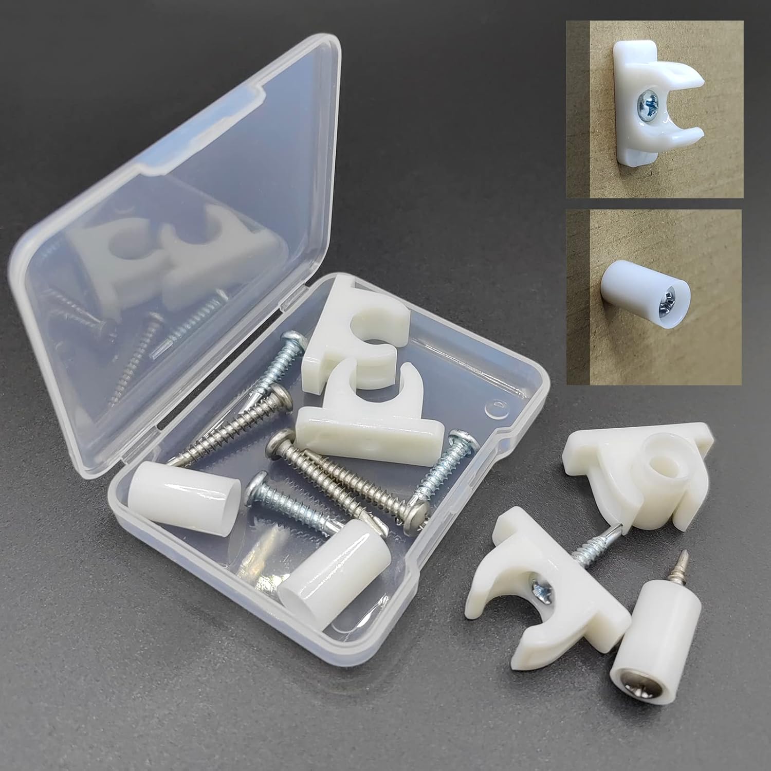 Clips frontales falsos para gabinete, clips frontales falsos para cajones, puntas de fregadero, clips de gabinete delanteros falsos clips para