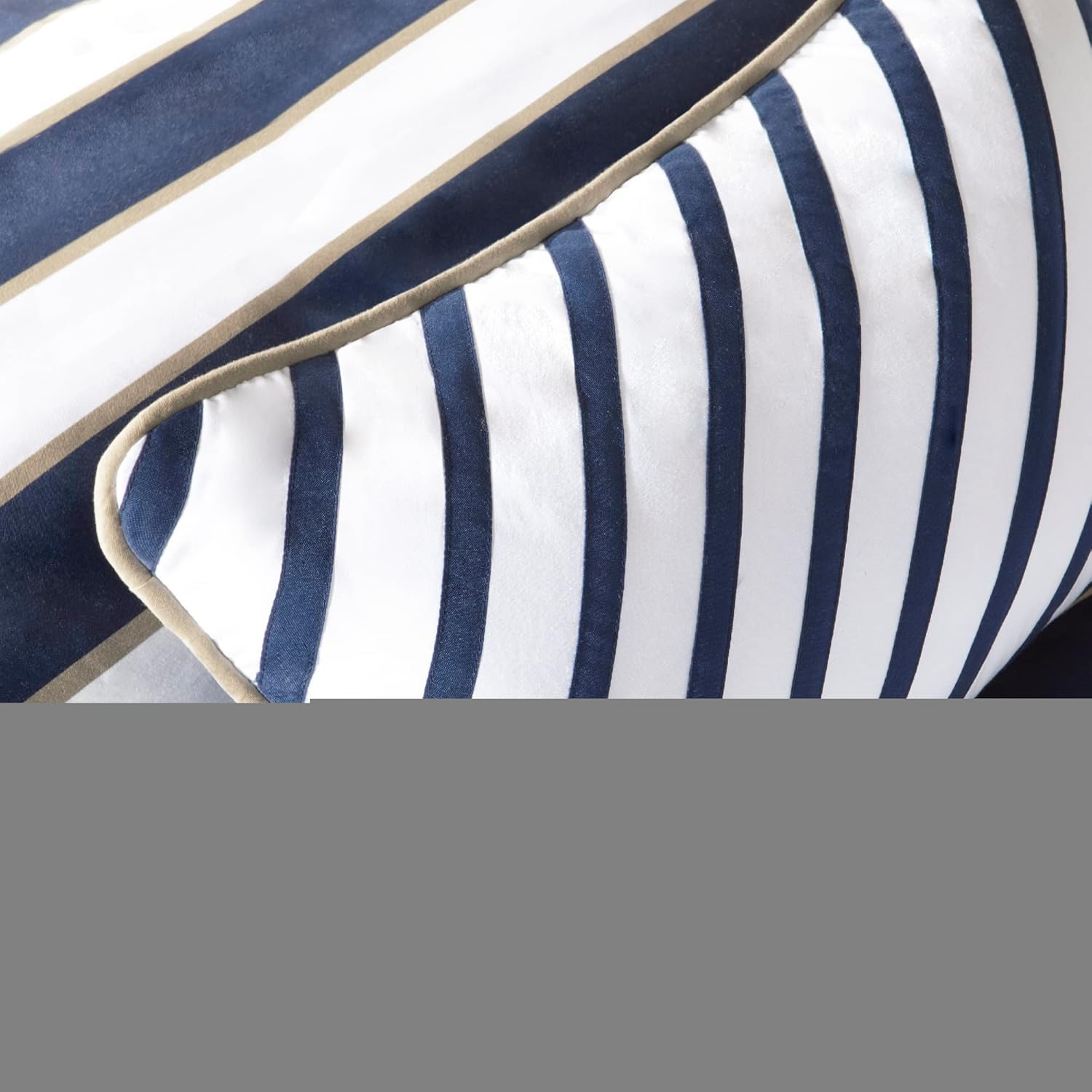 Mi Zone Ashton – Edredón moderno y casual con diseño de bloques de color, funda de edredón para todas las estaciones, ropa de cama para